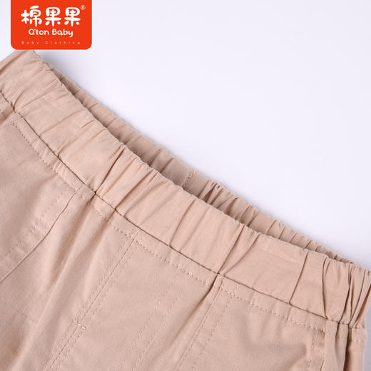 棉果果夏季男童纯棉梭织中裤M212202222331 商品图3