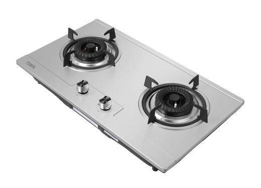 万家乐天然气不锈钢面板家用嵌入式双眼燃气灶JZT-J3C 商品图4