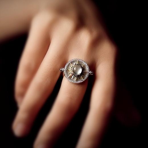 【幸运星】翡翠戒指、项坠两用款 商品图8