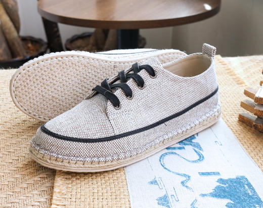 雅路人手工千层底纳底布鞋男鞋亚麻钩织男鞋2021-05 商品图5