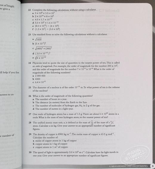 【中商原版】剑桥IB物理练习册 英语原版 Physics for the IB Diploma Workbook 商品图7