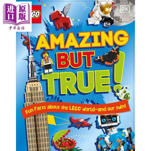 【中商原版】LEGO Amazing But True Fun Facts DK 乐高世界的真与假 英文原版 进口图书 儿童绘本 积木百科故事图画书 7-11岁 商品图1