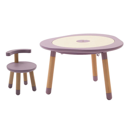 【STOKKE】MuTable 游戏桌+小靠背椅可升降可调节学习桌玩具桌 商品图0
