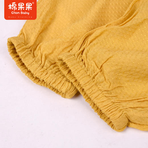 棉果果夏季男女童九分提花灯笼裤防蚊透气很棒M212200222341 商品图2
