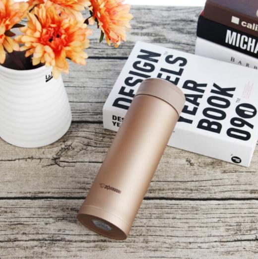 象印（ZO JIRUSHI） 保温杯SM-AZE50不锈钢真空保温保冷瓶水杯子500ml NL香槟色 商品图1