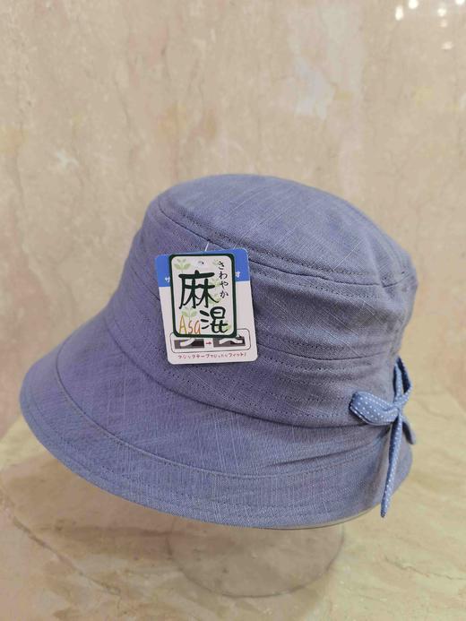 2楼紫兰涤纶亚麻帽 商品图0