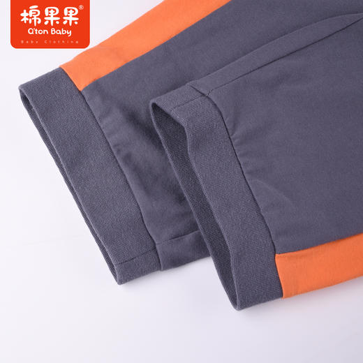 棉果果夏季男童纯棉针织七分裤运动休闲短裤M212201222336 商品图2