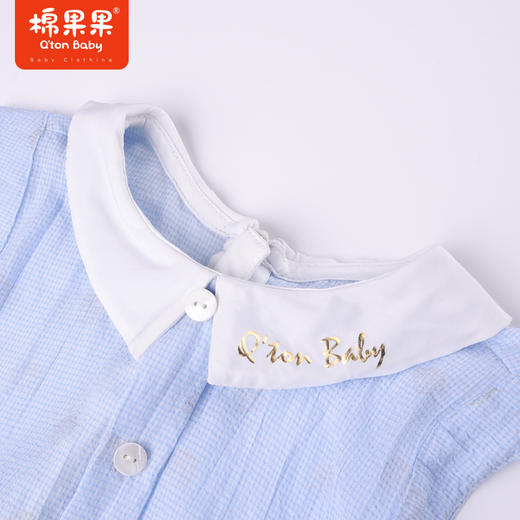 棉果果夏季女童纯棉印花无袖连衣裙M222701222299 商品图2