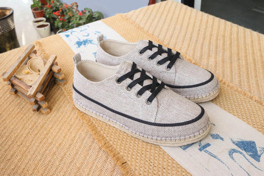 雅路人手工千层底纳底布鞋男鞋亚麻钩织男鞋2021-05 商品图1