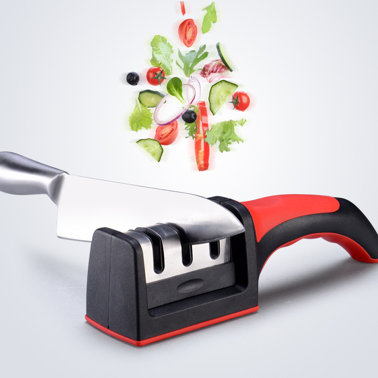 【三段式磨刀器磨刀石】