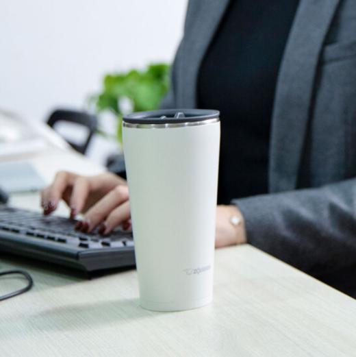 象印保温杯广口304不锈钢真空保温保冷办公水杯子咖啡杯450mlSX-FSE45-PV 商品图4