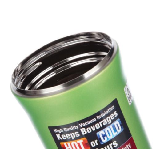 象印 ZO JIRUSHI 480ml不锈钢真空保温保冷汽车杯车载保温瓶咖啡杯水杯子SM-YAF48-GA 浅绿色 商品图4