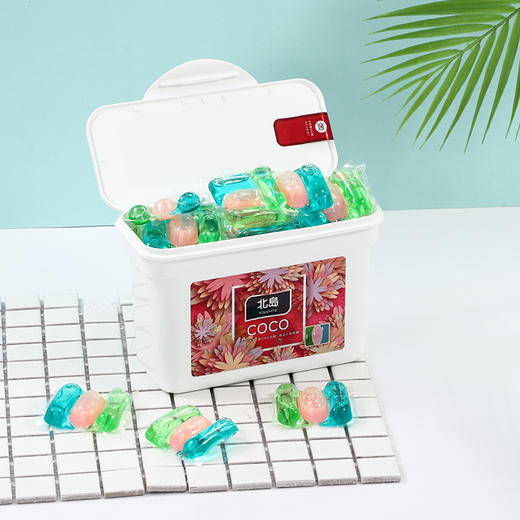 【香水型持久留香】日本北岛洗衣凝珠 香水型持久留香款 去菌除螨浓缩洗衣球 温和不刺激多效合一 310g（ 20颗/盒） 商品图4