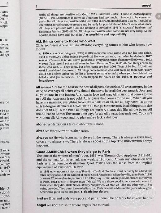 【中商原版】牛津词典：谚语（牛津谚语词典） 英文原版 Oxford Dictionary of Proverbs 商品图6