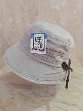 2楼紫兰涤纶亚麻帽