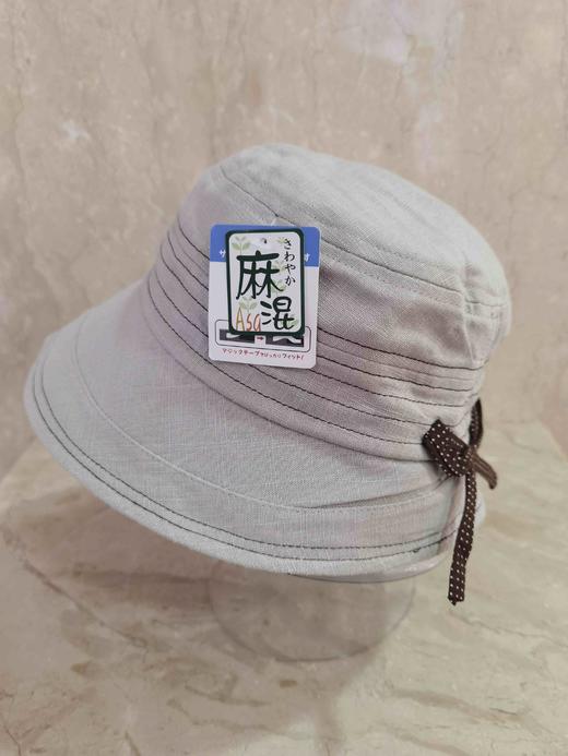 2楼紫兰涤纶亚麻帽 商品图0