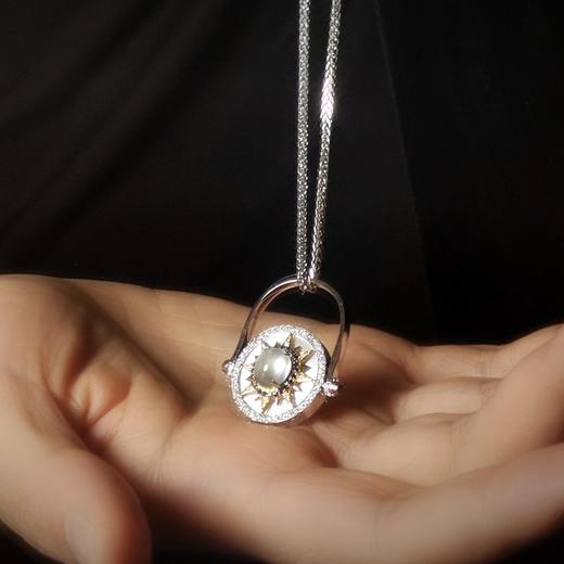 【幸运星】翡翠戒指、项坠两用款 商品图5