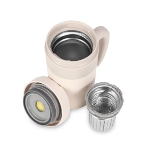 象印（ZO JIRUSHI）保温杯不锈钢泡茶杯真空办公把水茶杯子480ml SE-KAE48 商品图6