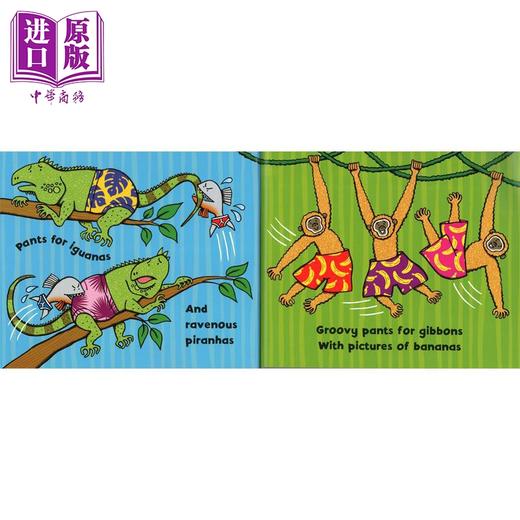 【中商原版】Animal Pants 动物裤子 英文原版进口图书 低幼早教 儿童绘本 幽默趣味 押韵故事图画书 2-5岁 商品图2
