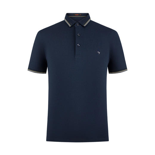 【特价新疆生态棉】柒牌短袖POLO衫商务休闲翻领透气T恤衫122T70050	122T70050 商品图3