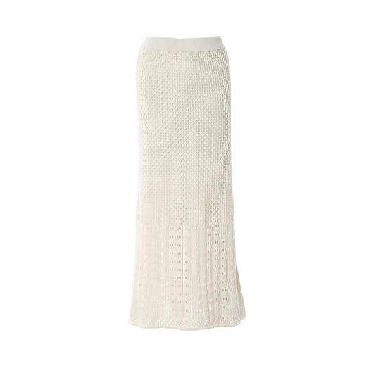 VIMAGE纬漫纪春季新款时尚包臀过膝镂空针织半身裙女半裙V1701303 商品图5