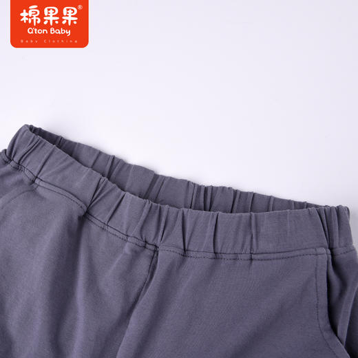 棉果果夏季男童纯棉针织中裤M212202222355 商品图5