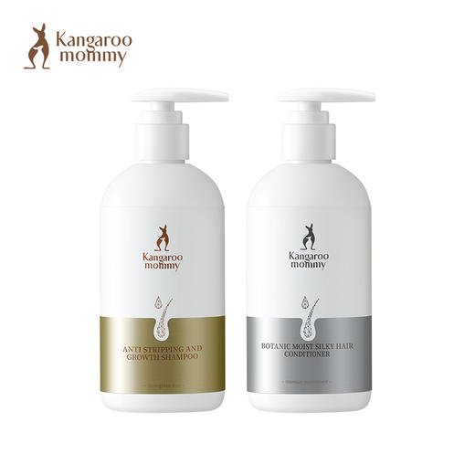 袋鼠妈妈植萃丰盈丝柔护发素290g 商品图0