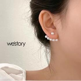 westory2022年新款珍珠耳环小众气质简约耳环