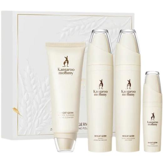 袋鼠妈妈小麦胚芽臻源保湿莹润礼盒（四件套） 商品图0