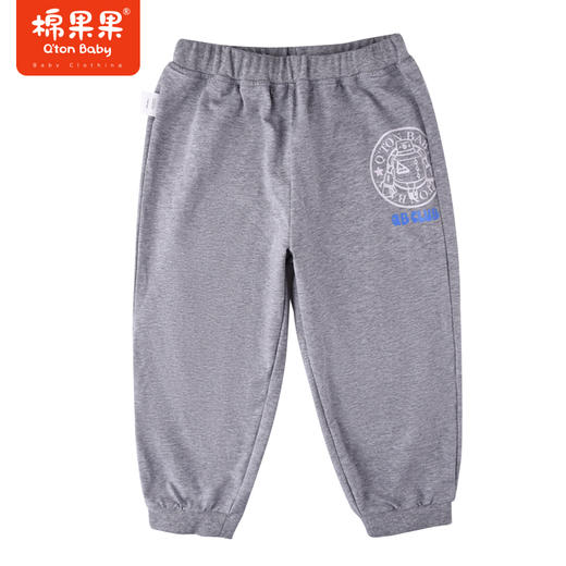 棉果果夏季男童纯棉针织九分裤M212200222338 商品图0