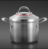 【无涂层 食品级304不锈钢】菲仕朗304不锈钢汤锅加厚加深煮炖锅无涂层燃气灶电磁炉通用 商品缩略图0