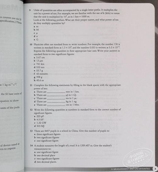 【中商原版】剑桥IB物理练习册 英语原版 Physics for the IB Diploma Workbook 商品图6