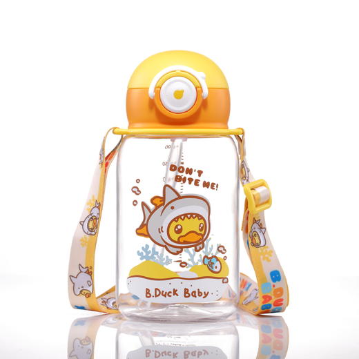 B.Duck滴答背带水杯500ML黄色 商品图0