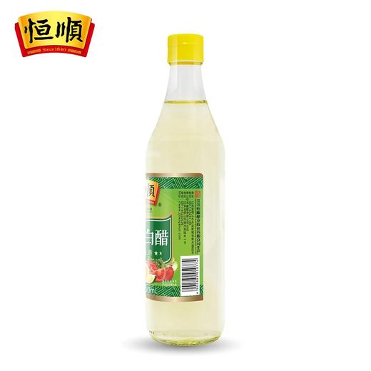 恒顺酿造白醋（白玻）500ml 商品图1