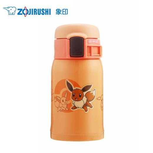 象印保温杯女304不锈钢真空保温保冷进口杯弹盖小清新可爱水杯子儿童保温杯SP24EPK宝可梦 ED伊布 商品图0