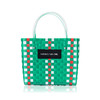 Harris Salome手工编织马赛克拼色菜篮子手提包 商品缩略图9