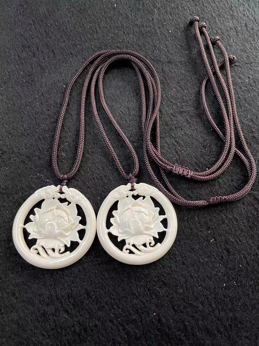 猛犸牡丹花吊坠 商品图0