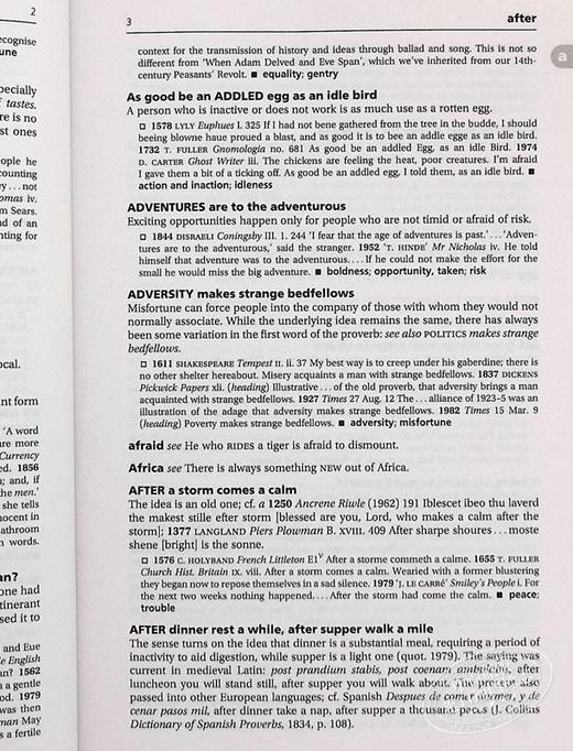 【中商原版】牛津词典：谚语（牛津谚语词典） 英文原版 Oxford Dictionary of Proverbs 商品图5