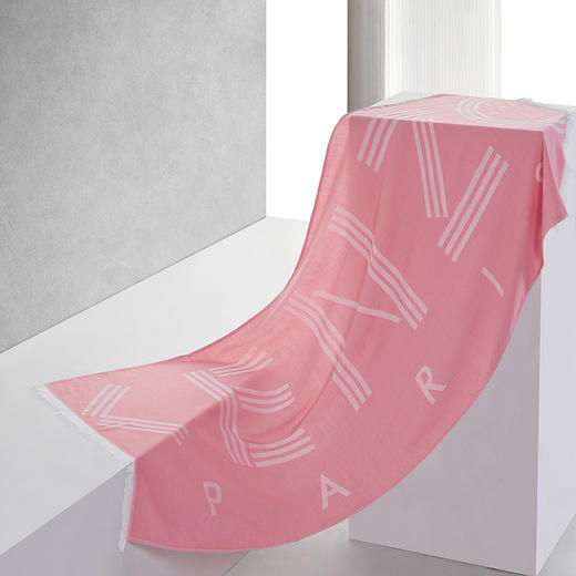 KPJ-003 Kzlogo提花披肩(粉） 商品图1