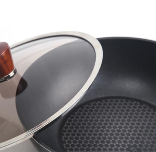 HAPPYCALL韩国进口石墨烯多功能家用平底炒锅无油烟炒菜锅不粘锅不挑炉灶煎炒两用电磁炉明火通用 3001-0250 商品图3