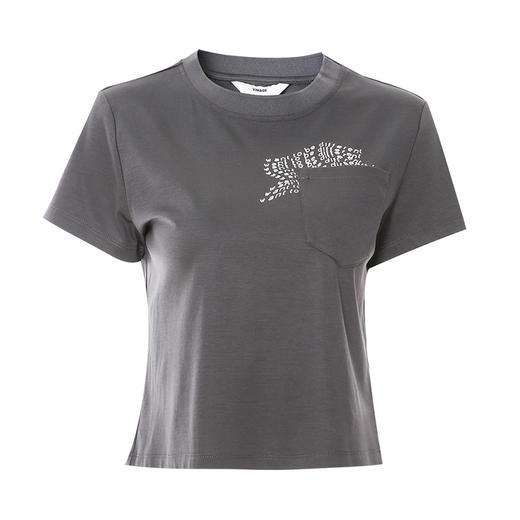 VIMAGE/纬漫纪夏季新款时尚潮流印花短袖t恤上衣V1702302 商品图6