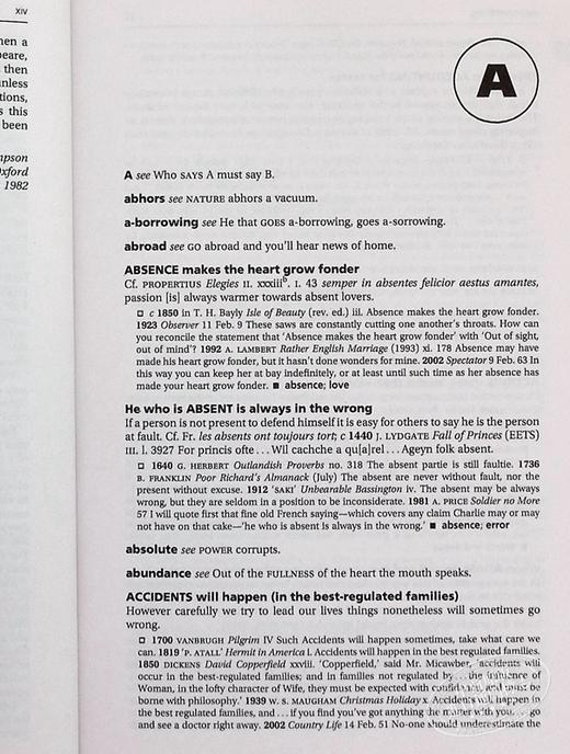 【中商原版】牛津词典：谚语（牛津谚语词典） 英文原版 Oxford Dictionary of Proverbs 商品图4