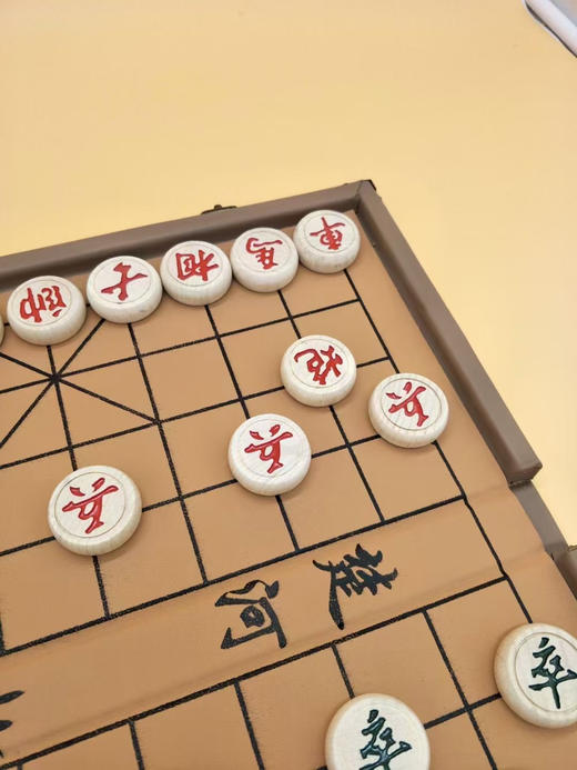皮盒榉木中国象棋40型号 商品图3