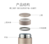 象印（ZO JIRUSHI）真空不锈钢进口保温杯 男女士便携办公茶杯 SM-AZE35-NL 360ml 商品缩略图1