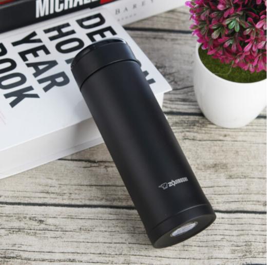 象印（ZO JIRUSHI） 保温杯SM-AZE50不锈钢真空保温保冷瓶水杯子500ml BA黑色 商品图1