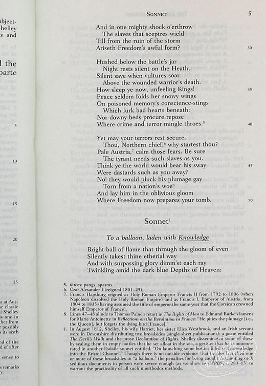 【中商原版】Norton Critical Editions Shelley’s Poetry and Prose 英文原版 雪萊的诗歌 戏剧和散文 诺顿文学解读系列 Percy Bysshe 商品图5