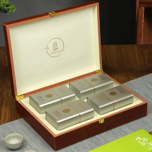 木盒头采早春【毛尖•4罐】55元一套 /一件12套 商品图1