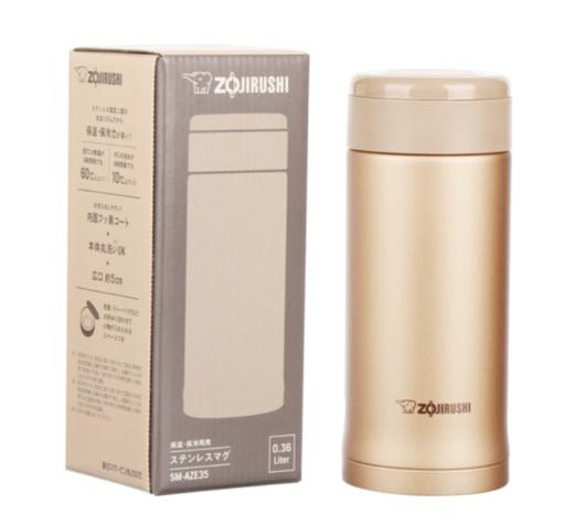 象印（ZO JIRUSHI）真空不锈钢进口保温杯 男女士便携办公茶杯 SM-AZE35-NL 360ml 商品图8