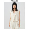 VIMAGE纬漫纪春季新款时尚百搭马甲干练修身西装马夹女外套V1713305 商品缩略图5