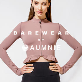 【AUMNIE】荷叶边修身夹克 CROPPED RUFFLES JACKET  裸感系列